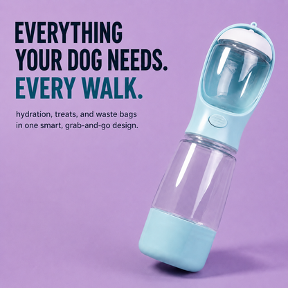Pet Parent 3-in-1 Walk Bottle