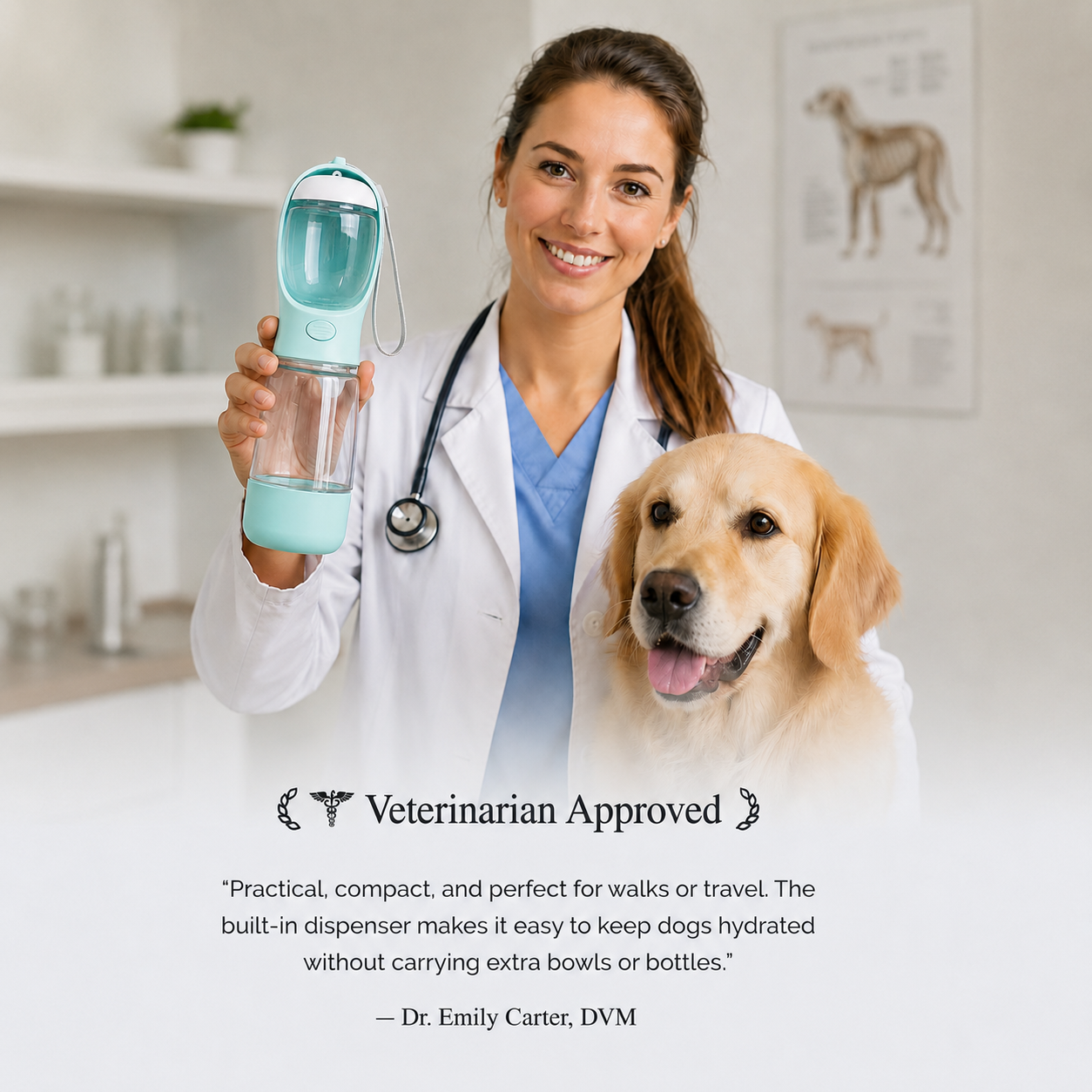 Pet Parent 3-in-1 Walk Bottle