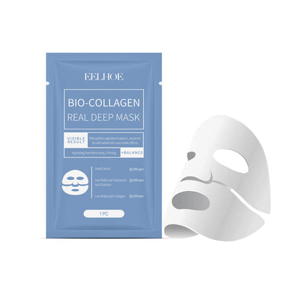 Collagen Mask Hydrates And Moisturizes Facial Skin Hydrating And Translucent Collagen Mask