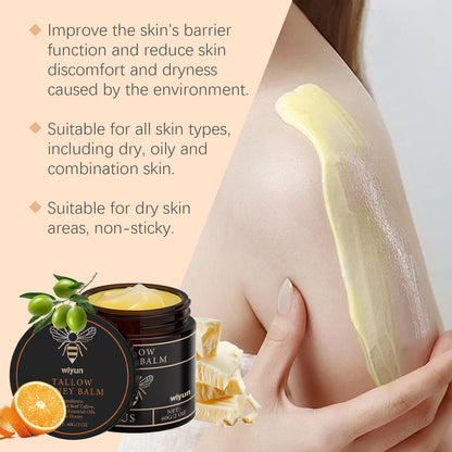 Wiyun The Beef Tallow Honey Moisturizing Cream Is A Gentle, Hydrating, Refreshing, Non-Sticky And Smooth Skin Moisturizing Cream