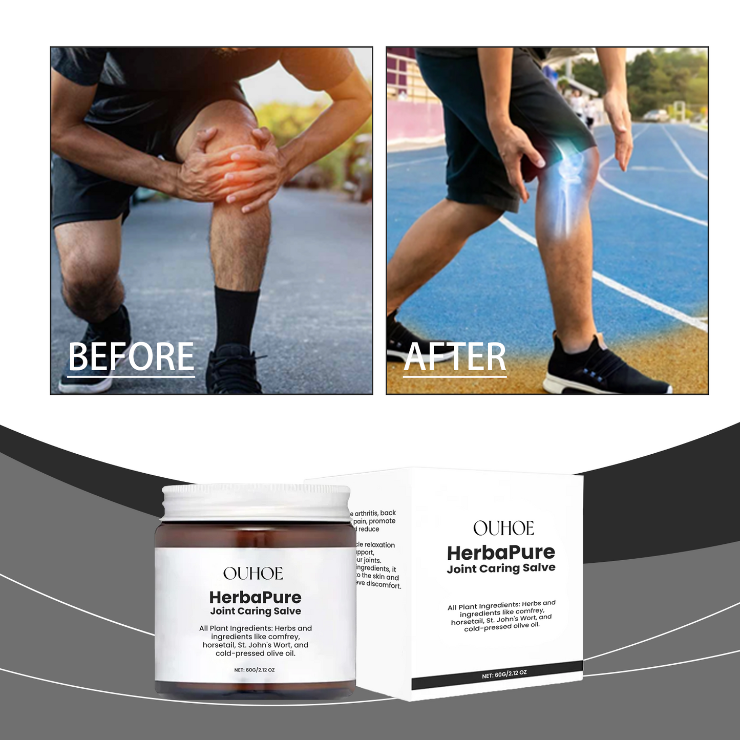 Joint Care Cream, A Natural Herbal Cream With Gentle Daily Moisturizing Massage To Relieve Discomfort